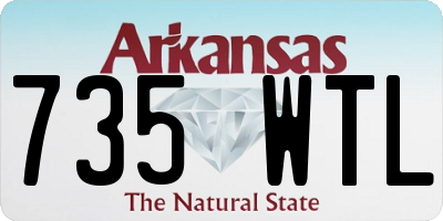 AR license plate 735WTL