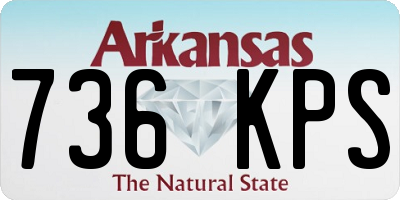 AR license plate 736KPS