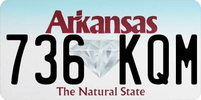 AR license plate 736KQM