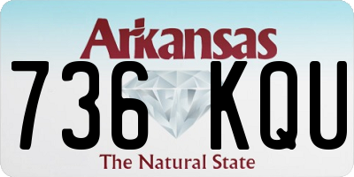 AR license plate 736KQU