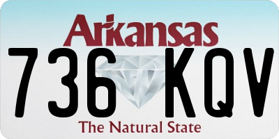 AR license plate 736KQV