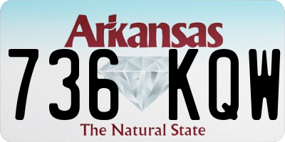 AR license plate 736KQW