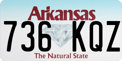 AR license plate 736KQZ
