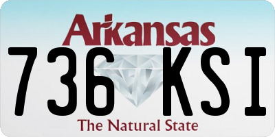 AR license plate 736KSI
