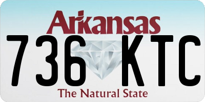 AR license plate 736KTC