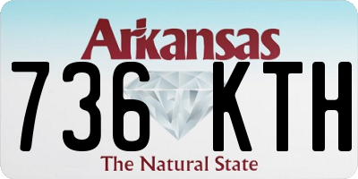 AR license plate 736KTH