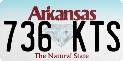 AR license plate 736KTS