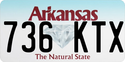 AR license plate 736KTX