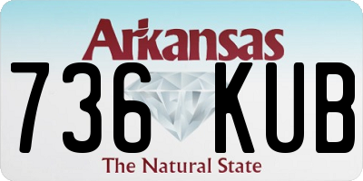 AR license plate 736KUB
