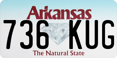 AR license plate 736KUG