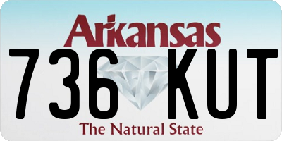 AR license plate 736KUT