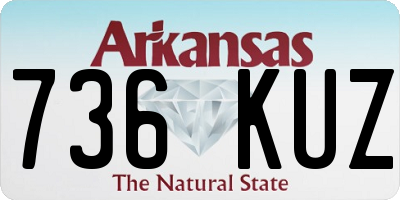 AR license plate 736KUZ