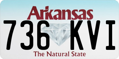 AR license plate 736KVI