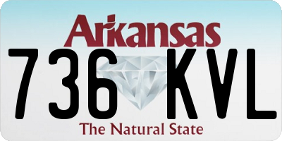 AR license plate 736KVL