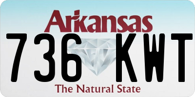AR license plate 736KWT