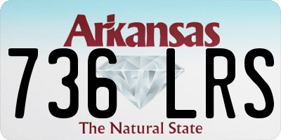 AR license plate 736LRS