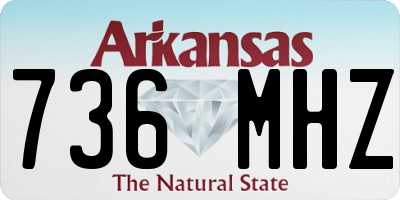 AR license plate 736MHZ