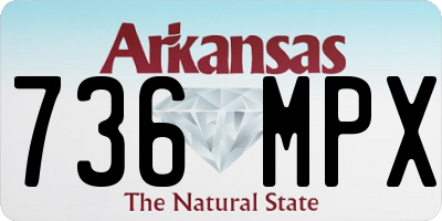 AR license plate 736MPX