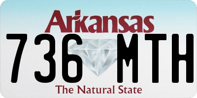 AR license plate 736MTH