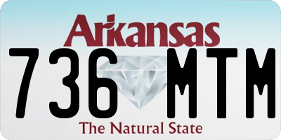 AR license plate 736MTM