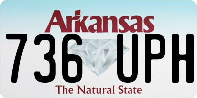 AR license plate 736UPH