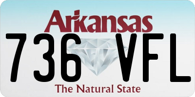 AR license plate 736VFL