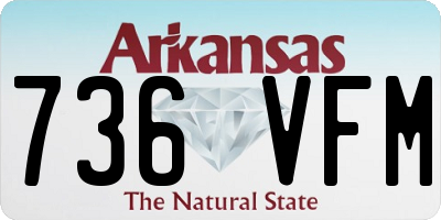 AR license plate 736VFM