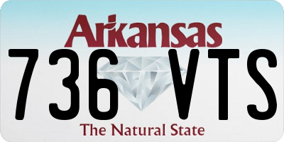AR license plate 736VTS
