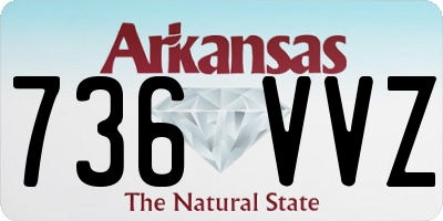 AR license plate 736VVZ