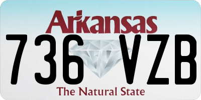 AR license plate 736VZB