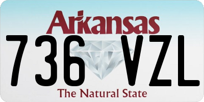 AR license plate 736VZL