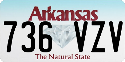 AR license plate 736VZV
