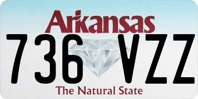 AR license plate 736VZZ
