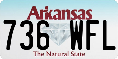 AR license plate 736WFL