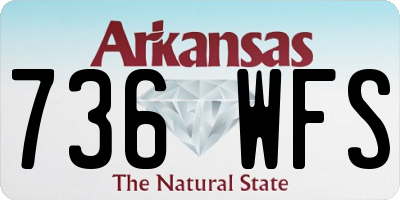 AR license plate 736WFS