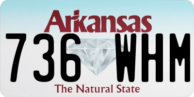 AR license plate 736WHM