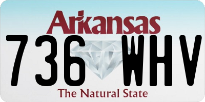 AR license plate 736WHV