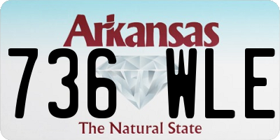 AR license plate 736WLE