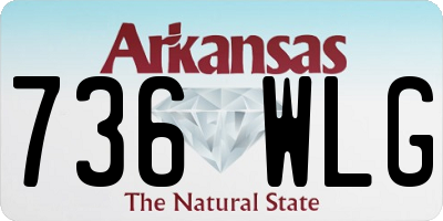 AR license plate 736WLG