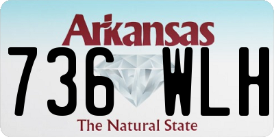 AR license plate 736WLH