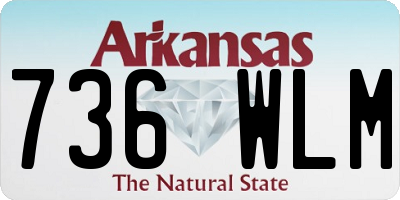 AR license plate 736WLM
