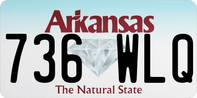 AR license plate 736WLQ