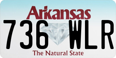 AR license plate 736WLR