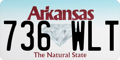 AR license plate 736WLT