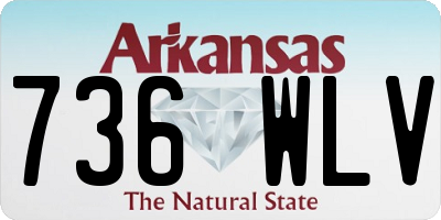 AR license plate 736WLV