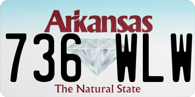 AR license plate 736WLW