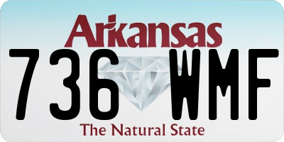 AR license plate 736WMF