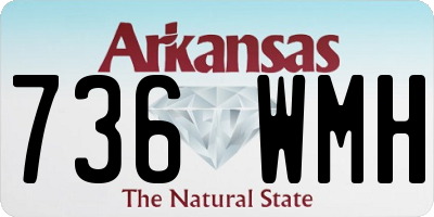 AR license plate 736WMH