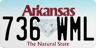 AR license plate 736WML