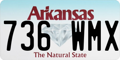 AR license plate 736WMX